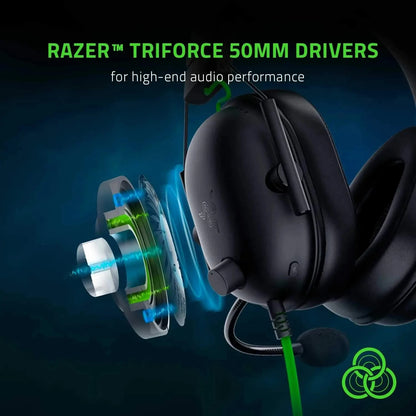 Razer BlackShark V2 X - Słuchawki gamingowe z ANC