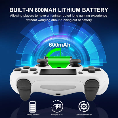 Pad bezprzewodowy GAMINJA P47 do PS4 PS3 PC – żyroskop 6-osiowy, touchpad, podwójne wibracje
