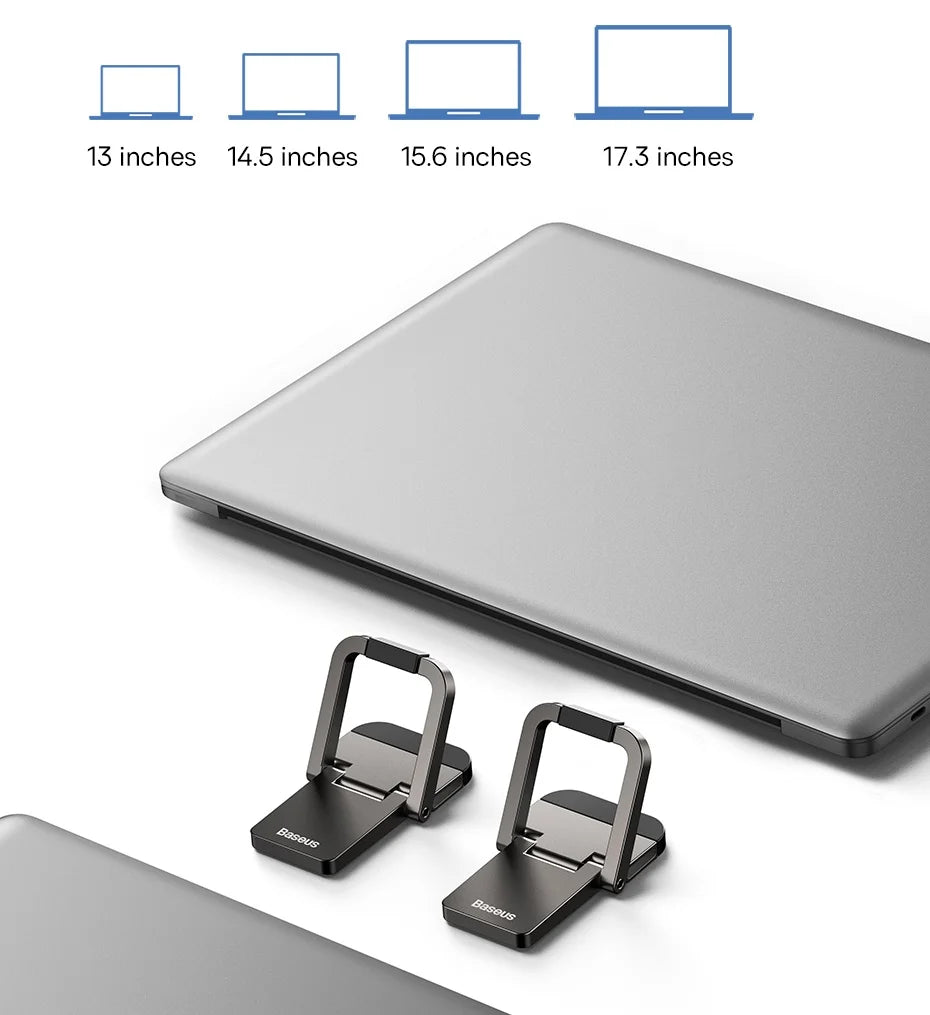 Baseus Składana Podstawka pod Laptopa Aluminiowa - Regulowana Wysokość, Para