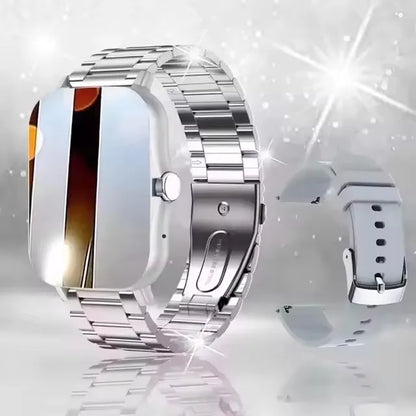 Smartwatch z rozmowami Bluetooth, monitorem zdrowia i GPS – ekran 2,01"