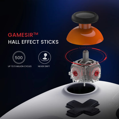 GameSir Nova Lite Bezprzewodowy Gamepad | Bluetooth, Dongle, USB-C | Switch, Android, iOS, PC